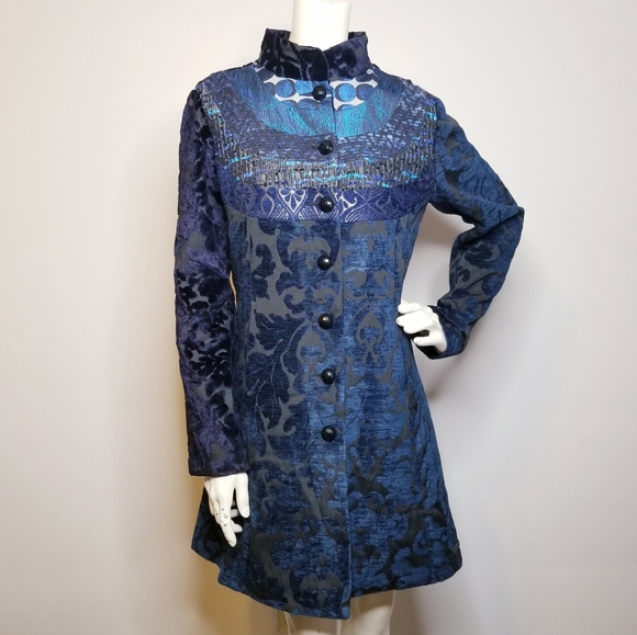 desigual blue coat